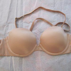 Victoria's Secret Strapless Multi Way BioFit Bra Nude 32B